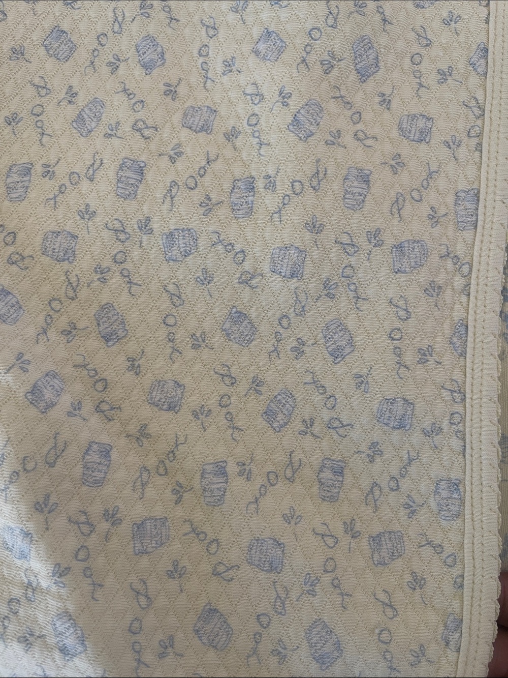 Vintage Walt Disney World Winnie The Pooh Baby Blanket - Picture 8 of 13